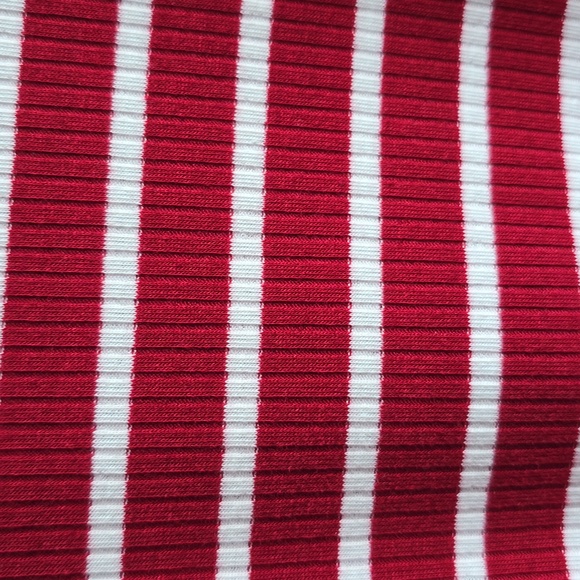 Red and white striped dress - Picture 4 of 4